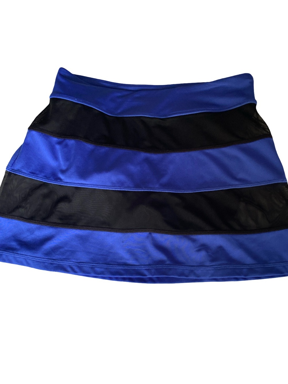 Fila Blue and Black Striped Skort - S blues striped